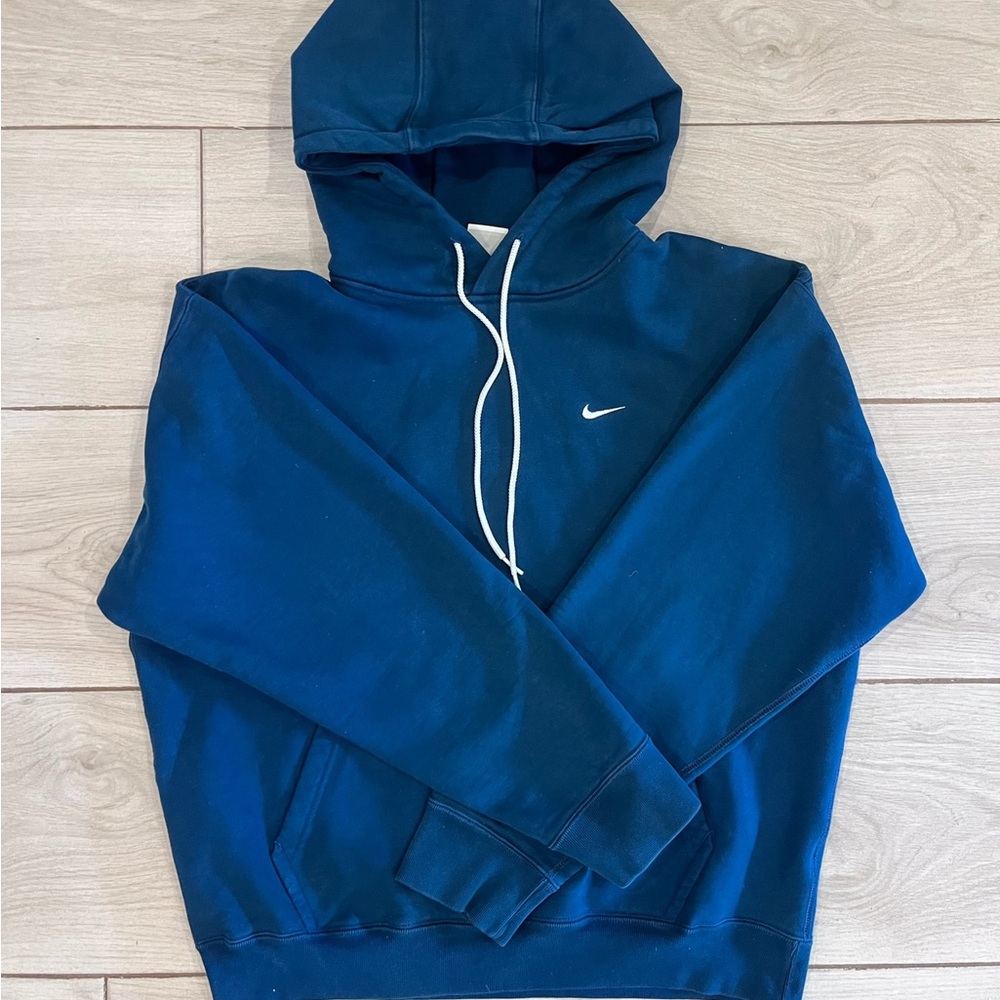 Nike Teal Hoodie with White Drawstrings